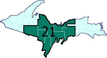 REMC 21 service area map